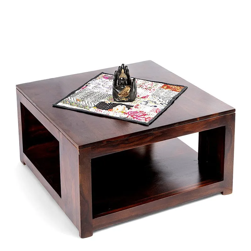 Brixon Sheesham Wooden Center Table - Brown media 4