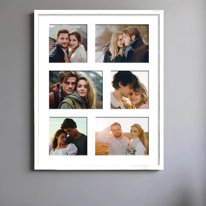 Forever Collage Photo Frame - White media 3