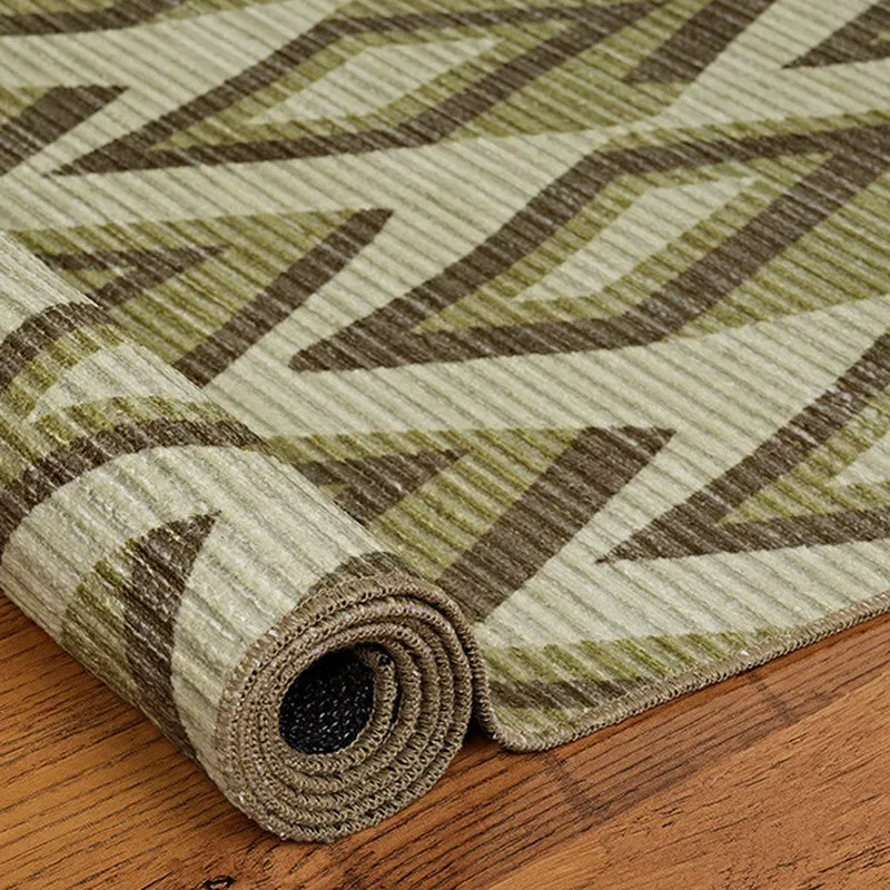 Clayra Fern Non Anti Skid Carpet media 7