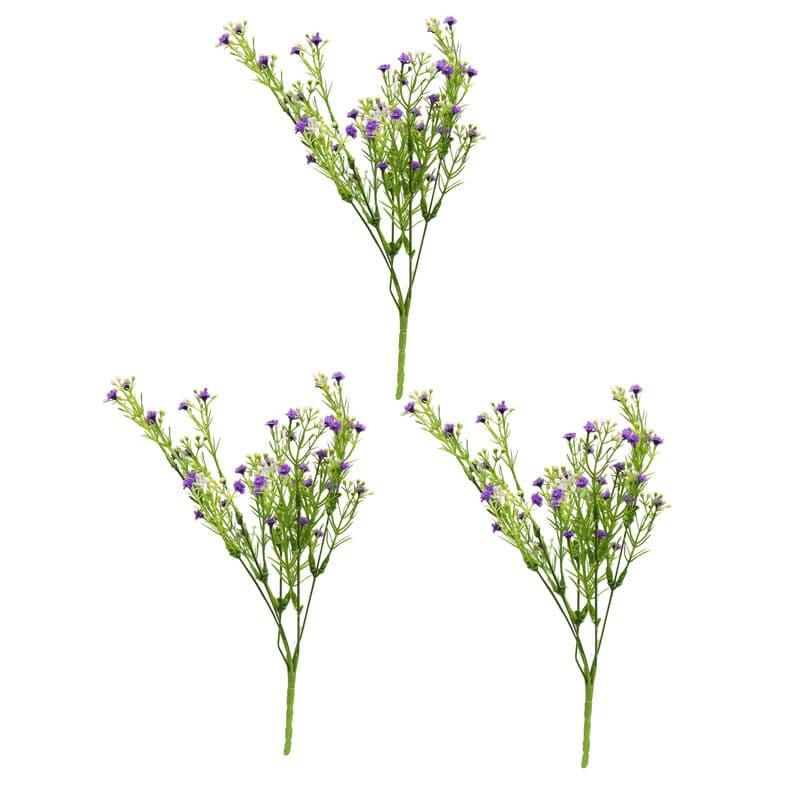 Faux Millet Grass Flower Bunch - Violet media 4