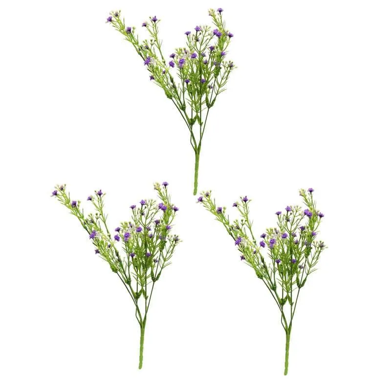 Faux Millet Grass Flower Bunch - Violet media 4