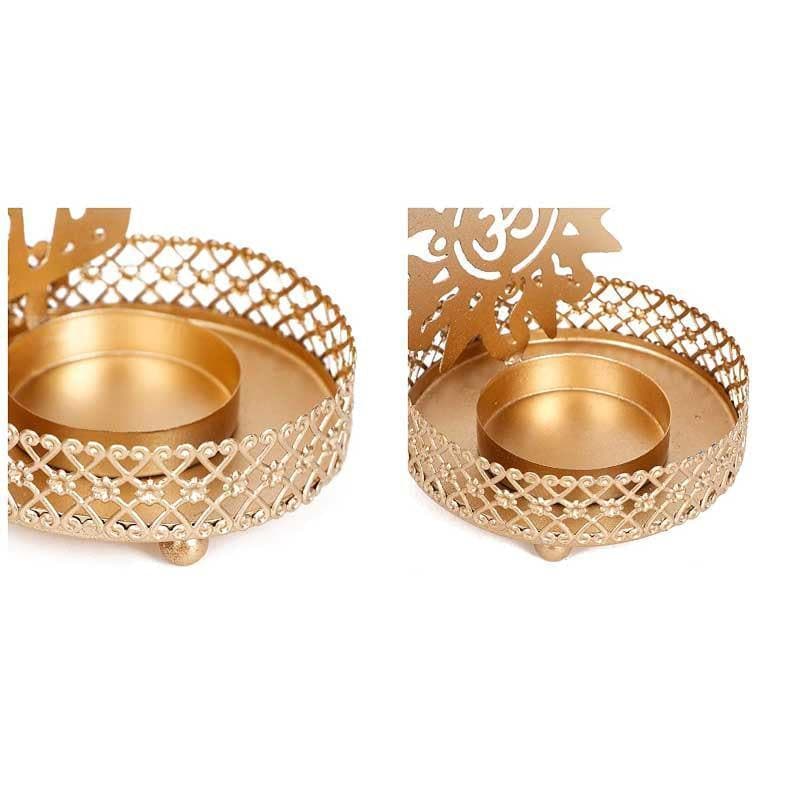 Om Sai Baba Tealight Candle Holder - Set Of Two media 5