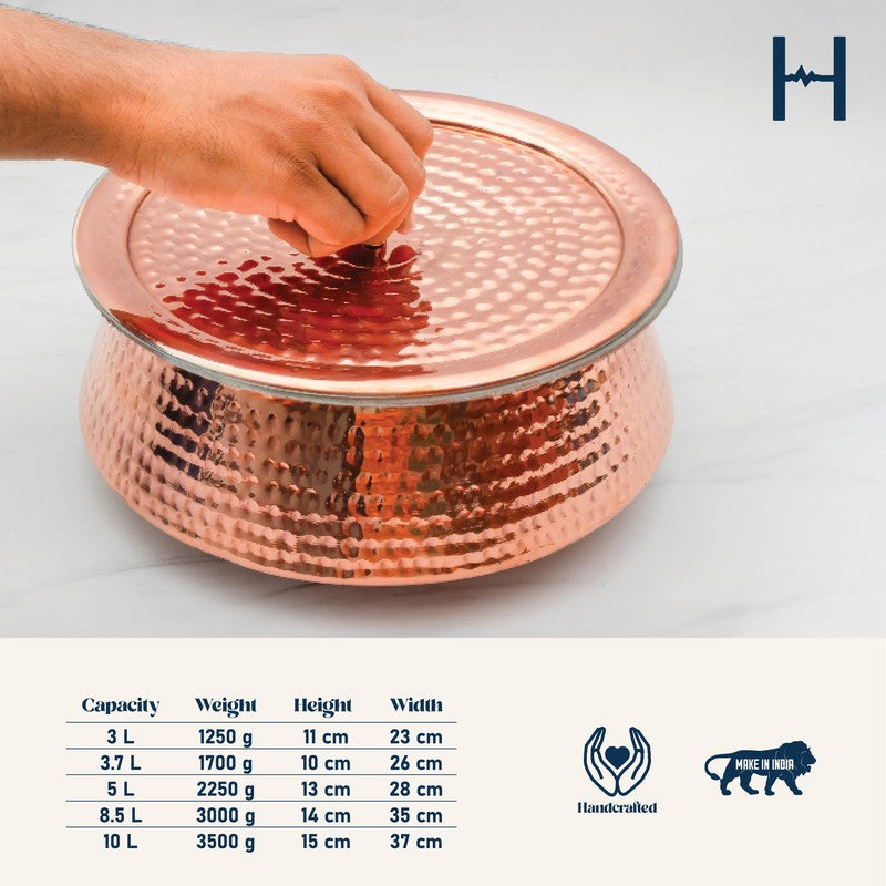 Montrel Durable Copper Handi - 3000 mL media 11