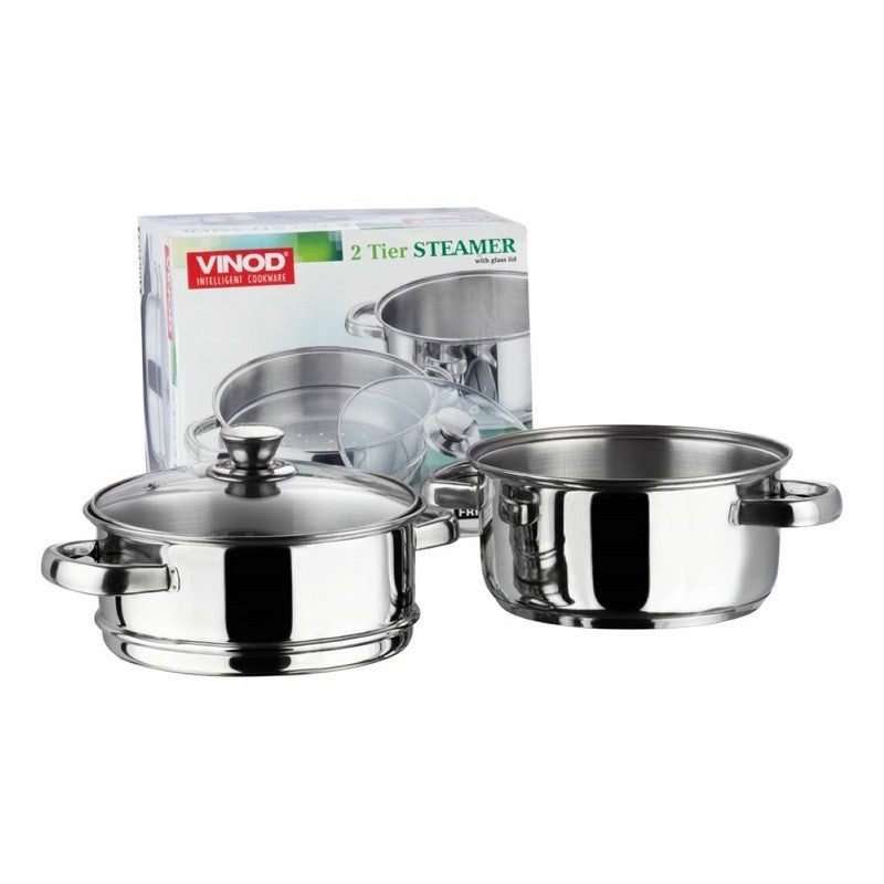 Vinod Veyra 2 Tier Stainless Steel Steamer media 7