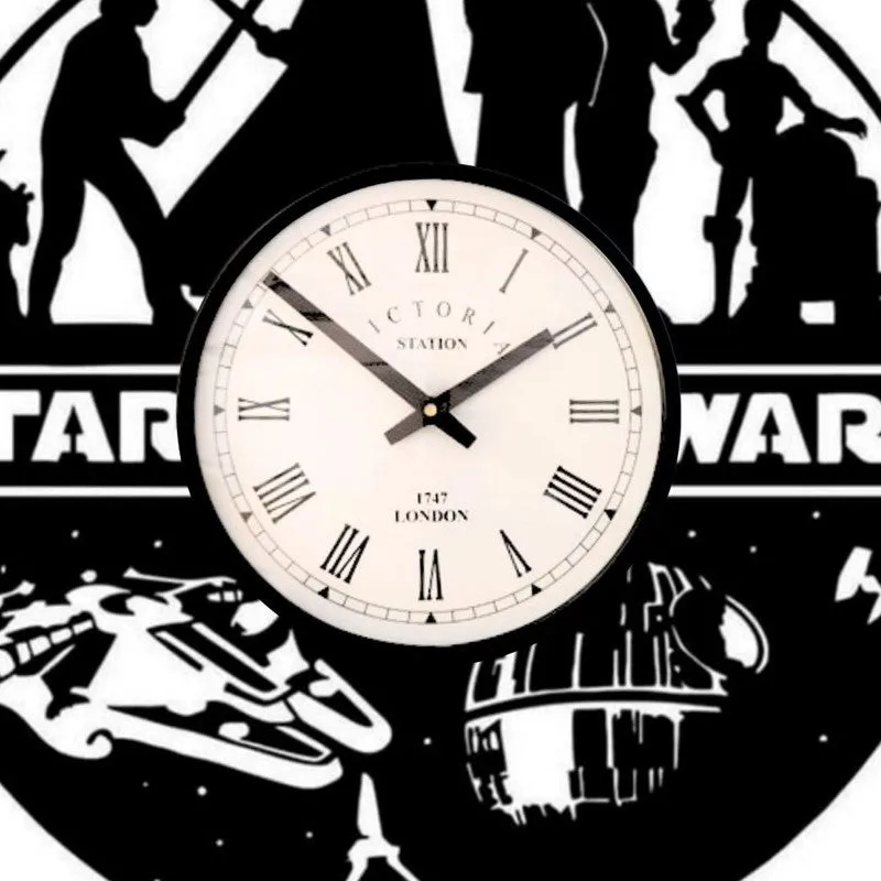 Orbion Steel Analog Wall Clock - Black media 5