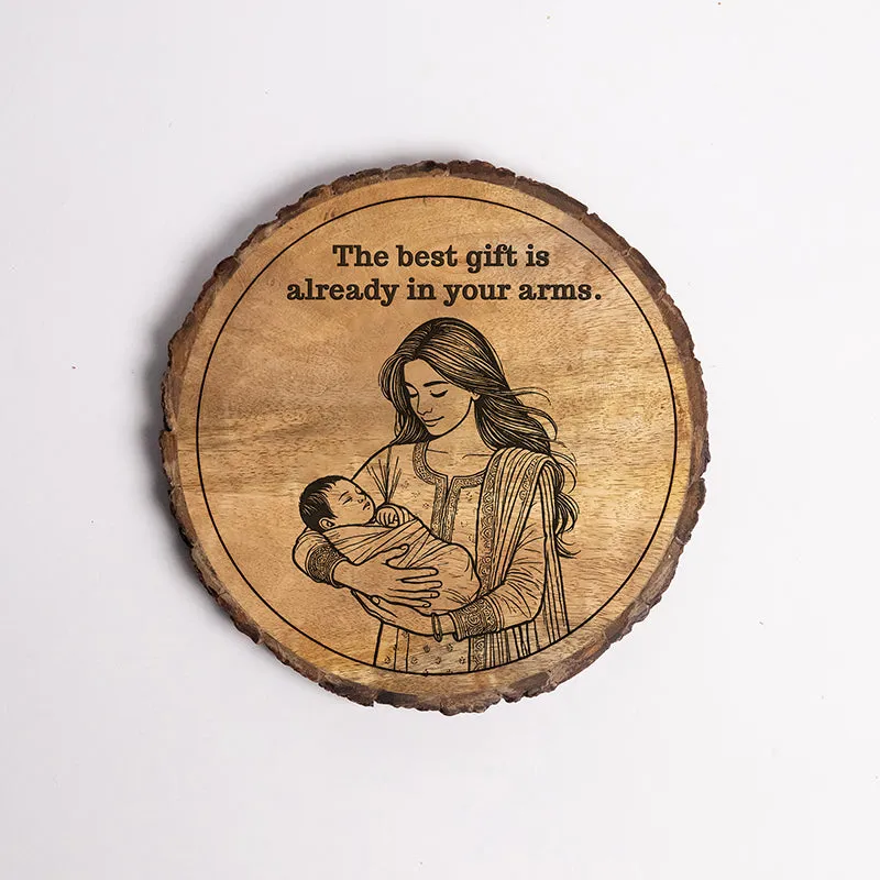The Best Gift Wood Showpiece - Round media 5