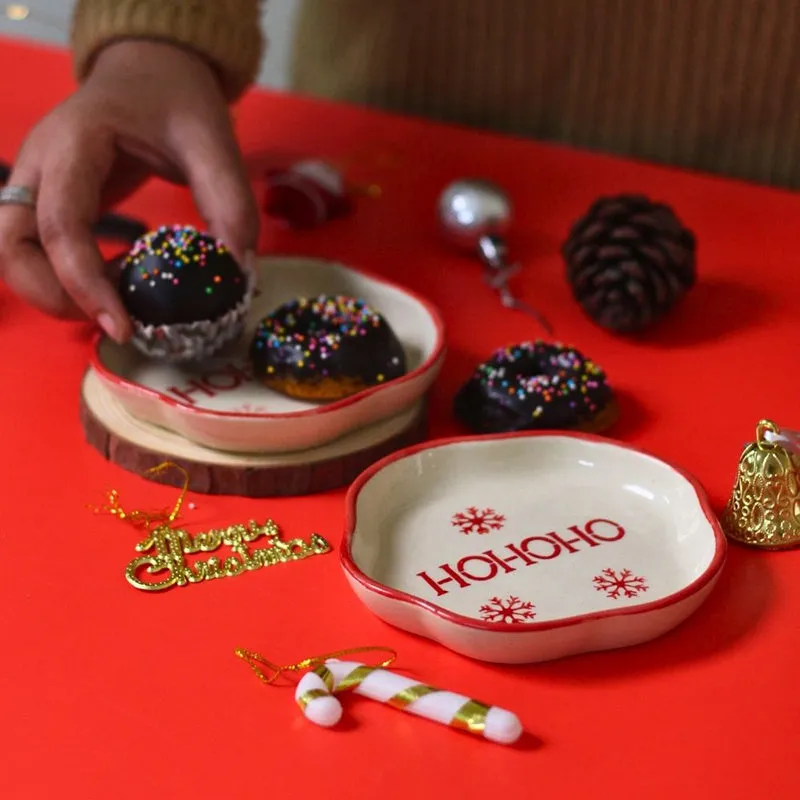 Ho Ho Ho Ceramic Quarter Plate media 3