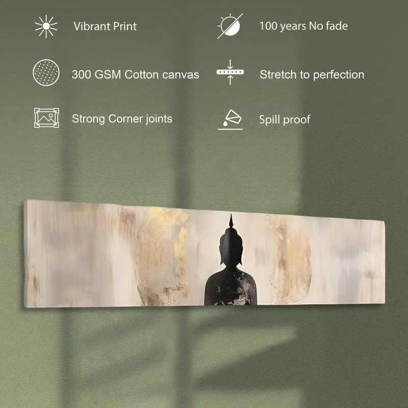 Shadow Of Gautama Spiritual Canvas Wall Art media 6