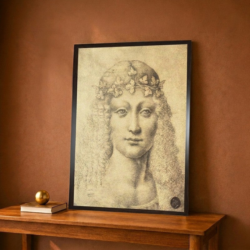 Giovane Bacco Canvas Wall Painting - 16 x 20 Inches