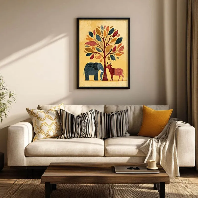 Vanira Canvas Wall Painting With Black Frame media 6