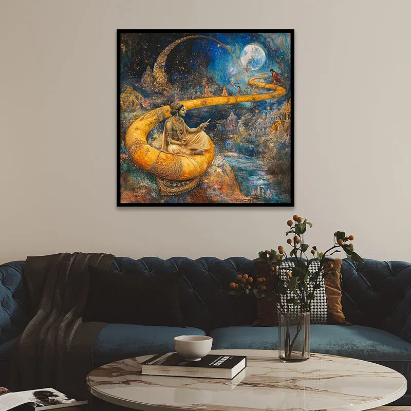 Words Of Wise Canvas Wall Art With Frame media 1