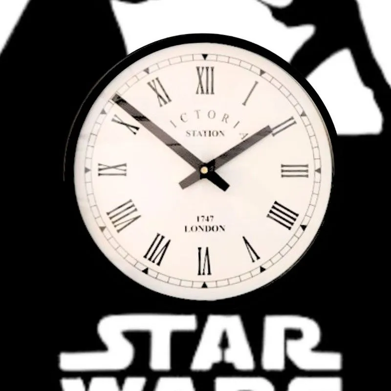 Starvex Steel Analog Wall Clock - Black media 5