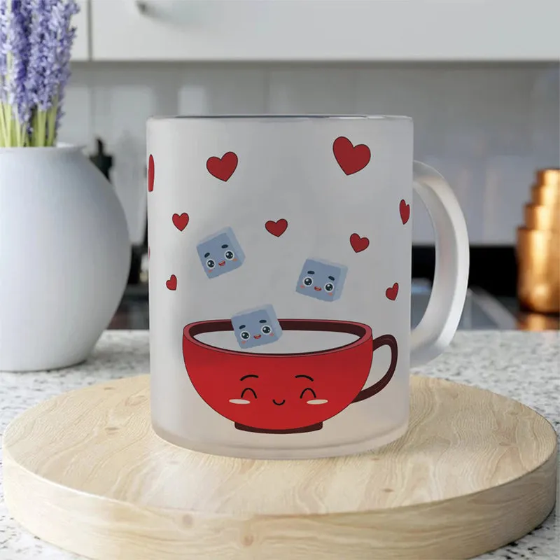 Love Glass Coffee Mug (300 mL) media 1