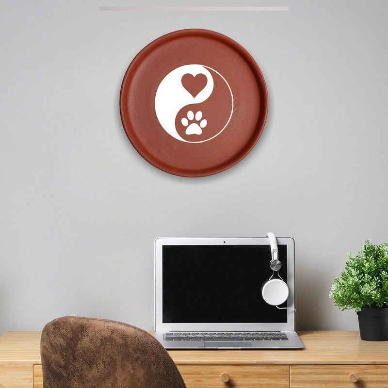 Pet Love Terracotta Wall Plate
