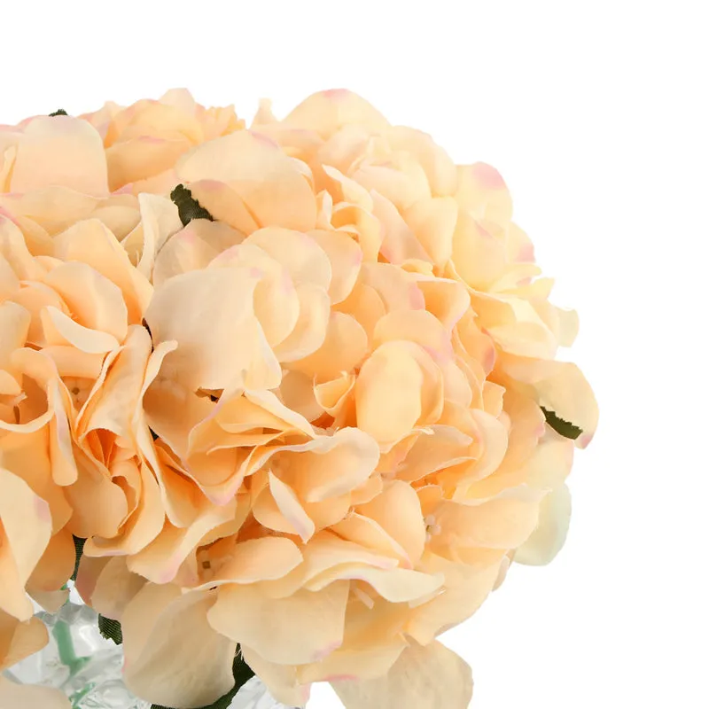 Fiora Artificial Hydrangea (Peach)  Set of Two media 3