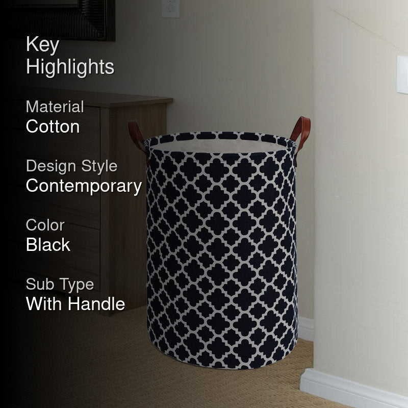 Entara Laundry Basket - Black media 2