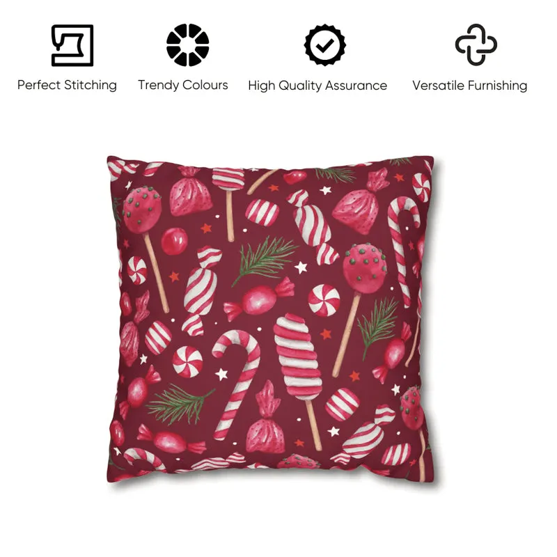 Yuletide Wonders Velvet Christmas Cushion Cover media 5