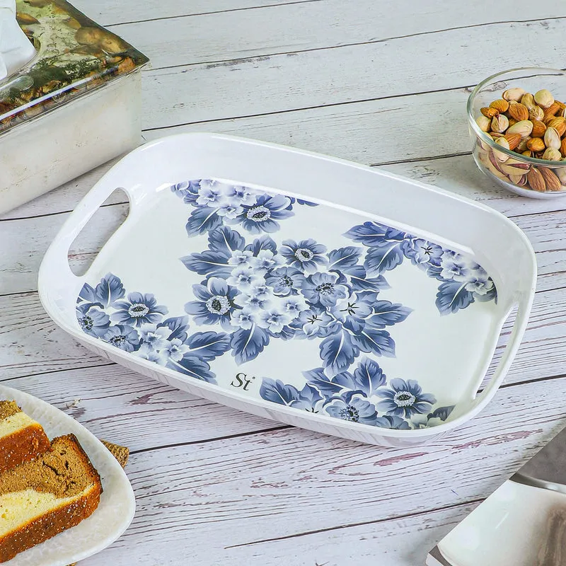 Orchid Blooms Melamine Serving Tray media 5