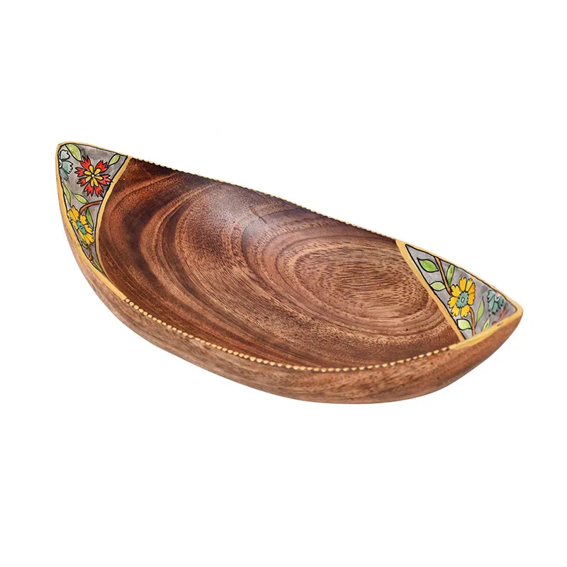 Vana Thali Wood Platter - Four Piece Set media 6