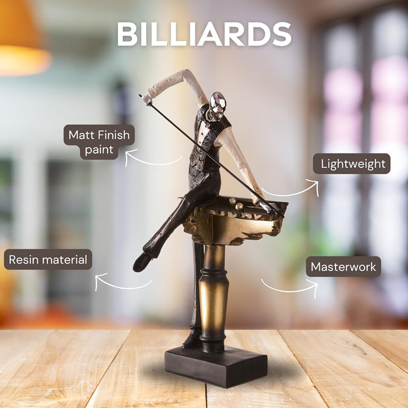 The Pool Player Resin Showpiece media 3