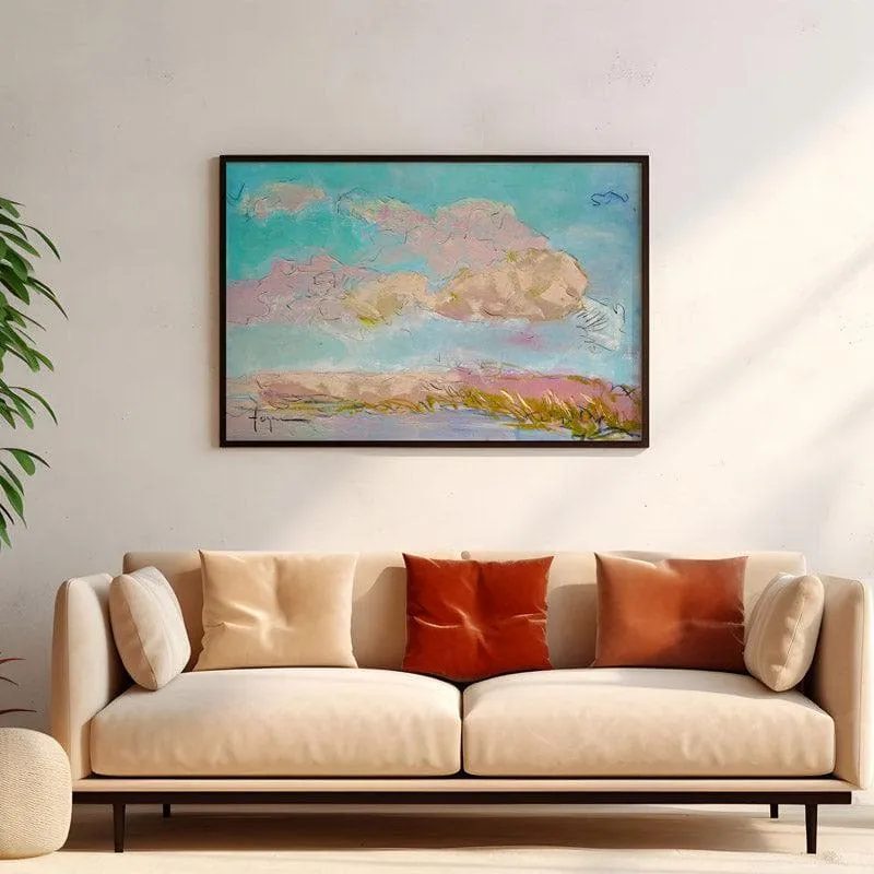 Light As A Feather Wall Painting - Black Frame media 4
