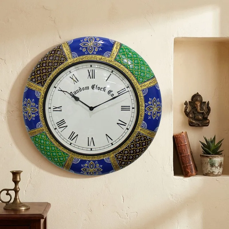 Aurex Brass Analog Wall Clock media 3