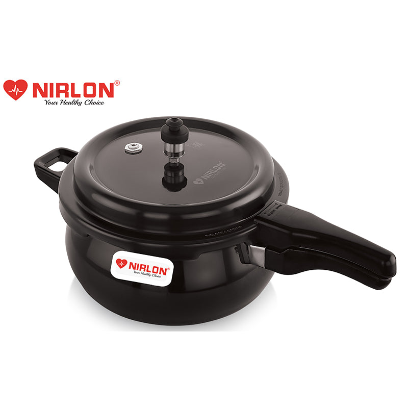 Nirlon Classic Black Outer Lid Pressure Cooker - 5000 mL media 6