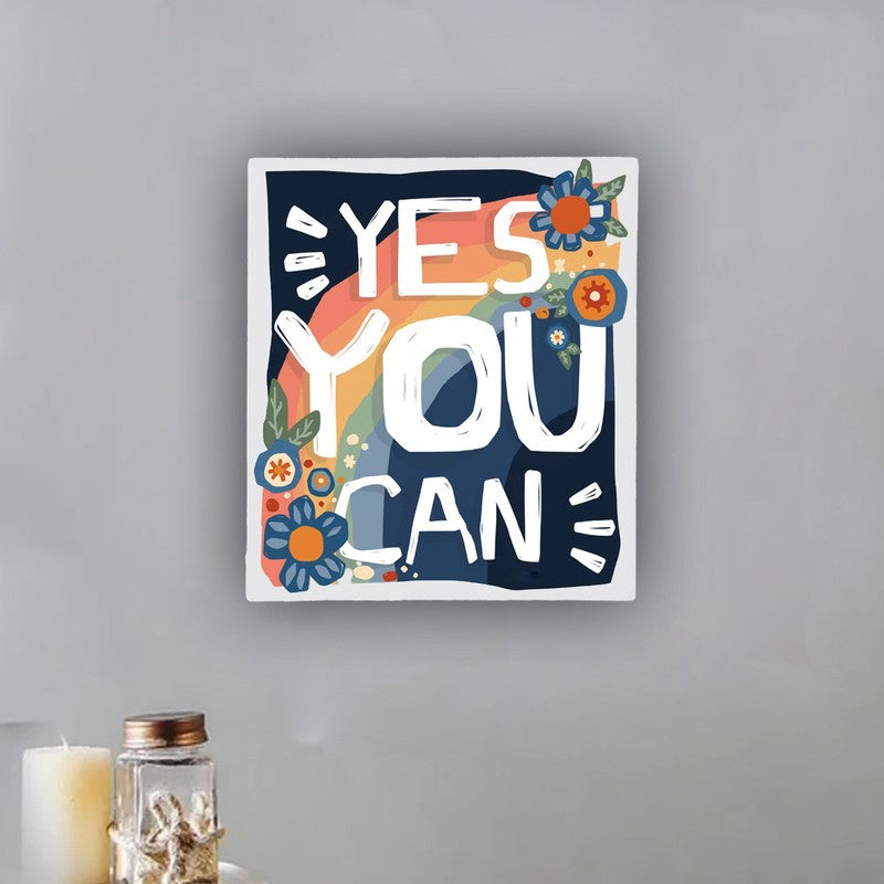 The Courage Frame Marble Wall Art - 10 Inch