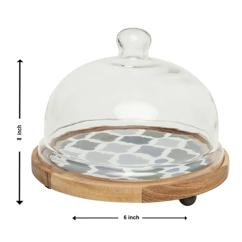Opal Cake Stand With Dome media 8