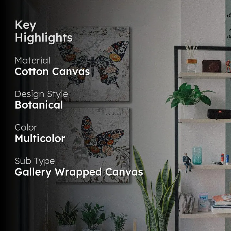 Benjamina  Wall Art - Set Of Two media 2