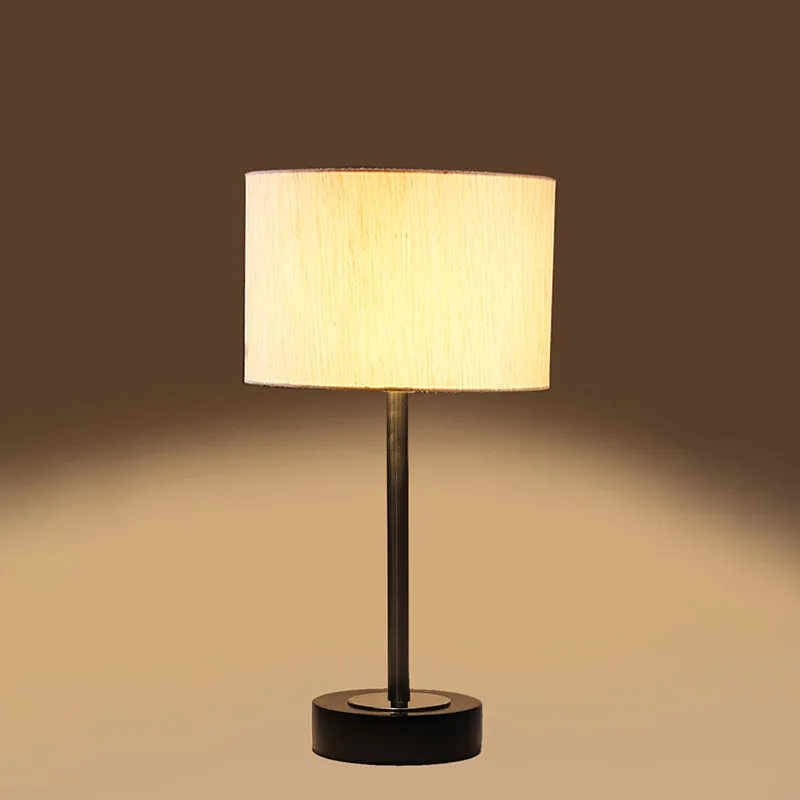Cotin I Rodin Wooden Table Lamp - Beige,Silver,Black media 6