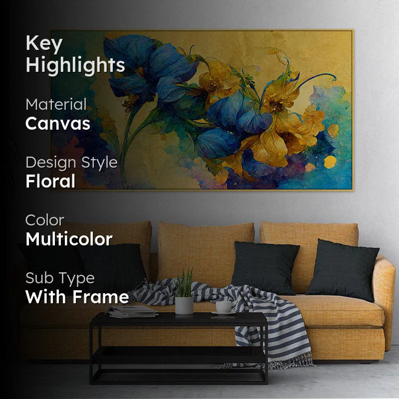 Azalea Acrylic Canvas Wall Painting media 2