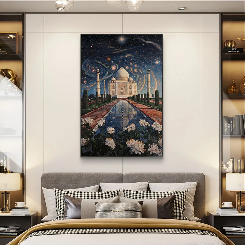 Tale Of Taj Mahal Wall Painting media 1