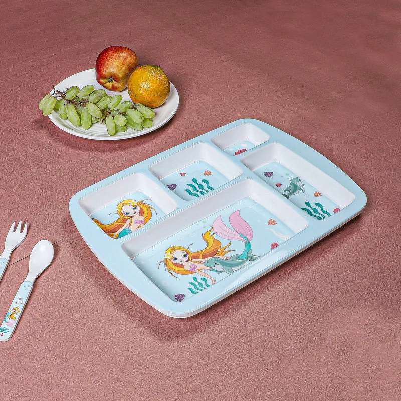 Mermaid Love Kids Dinner Plate media 1