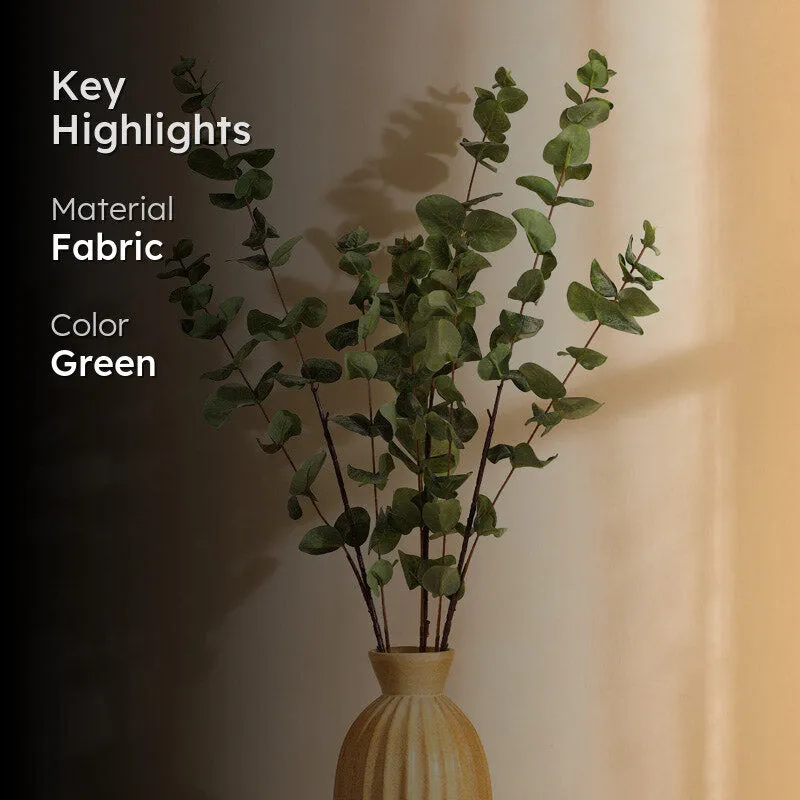 Artificial Realistic Eucalyptus Stick (Green) - Set Of Three media 2