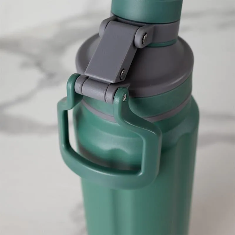 Aqua Alchemy Hot & Cold Thermos Water Bottle (Green) - 850 mL media 5