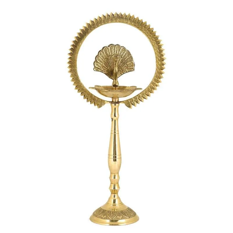 Divine Aura Brass Lamp - Medium media 3