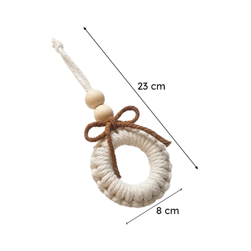 Winter Whimsies Macrame Christmas Ornament - Set Of Five media 6