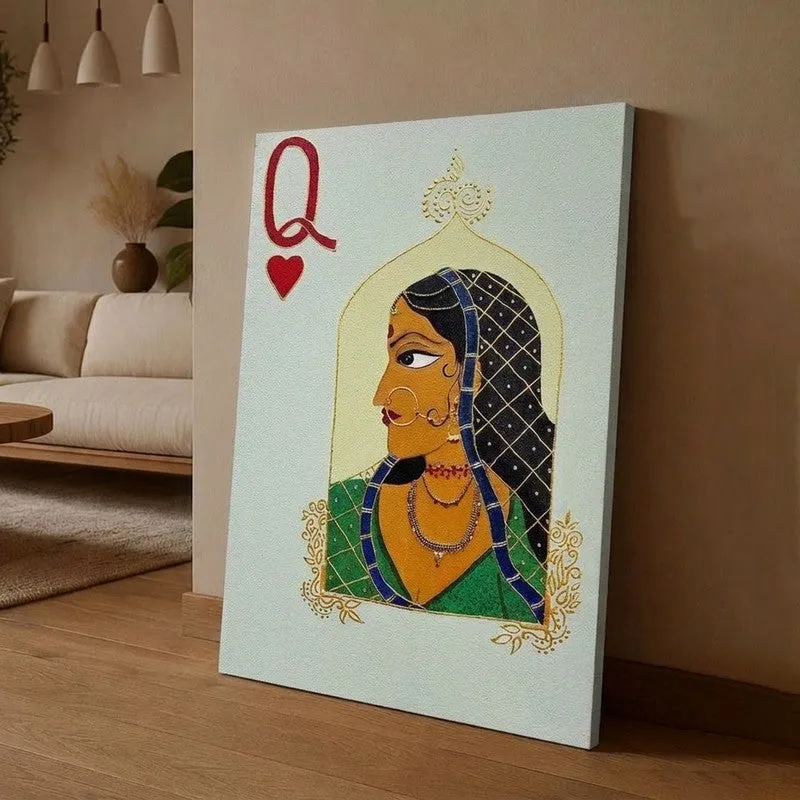 Shringara Handpainted Wall Art media 1