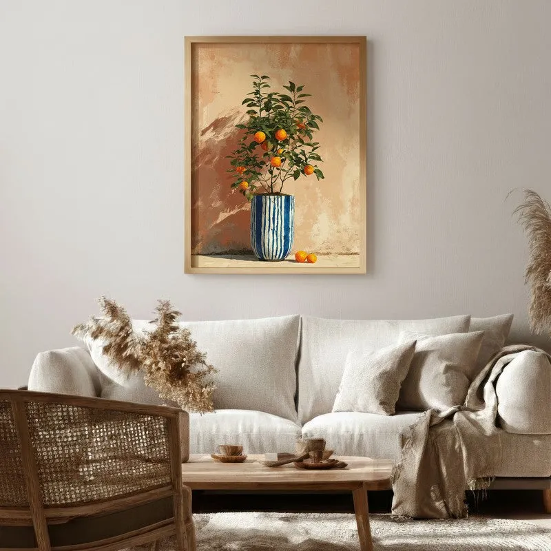 Florava Canvas Wall Painting With Brown Frame media 6