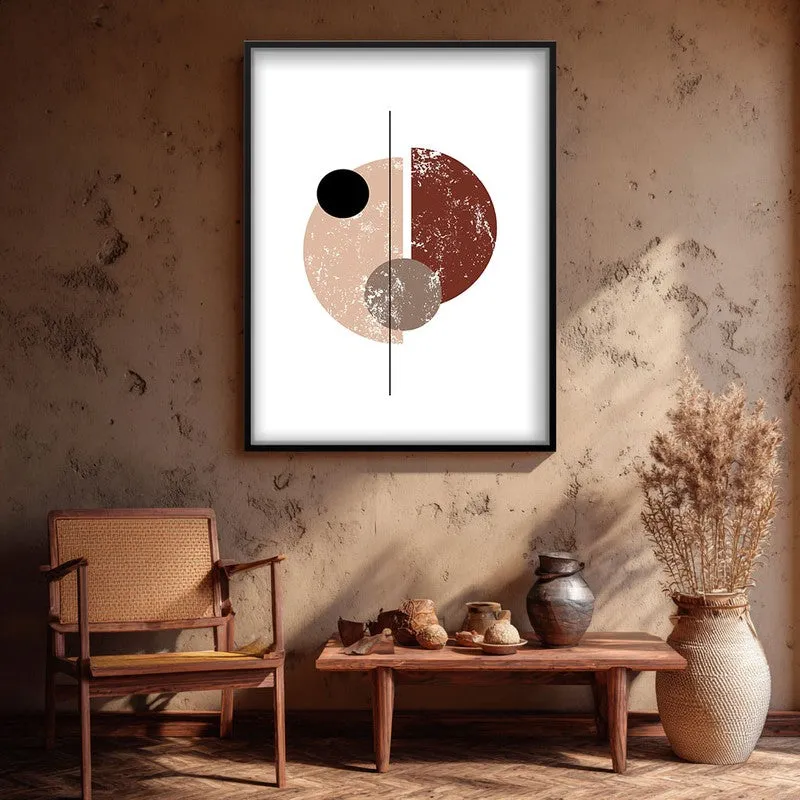 Tectonic Shift Canvas Wall Painting With Black Frame media 3