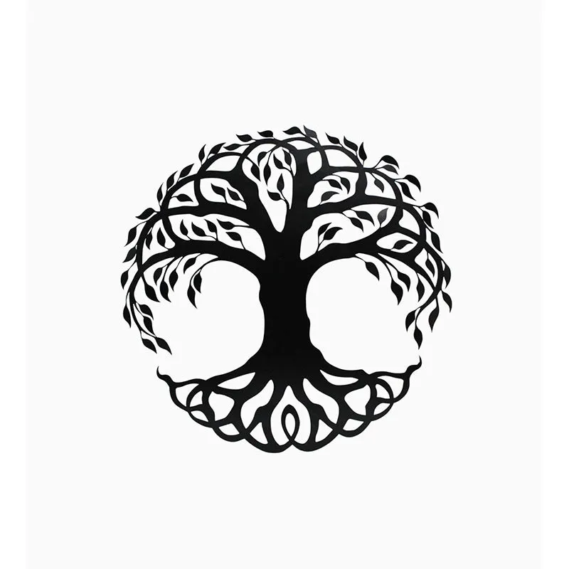 Tree Of Peace Black Iron Wall Accent media 3