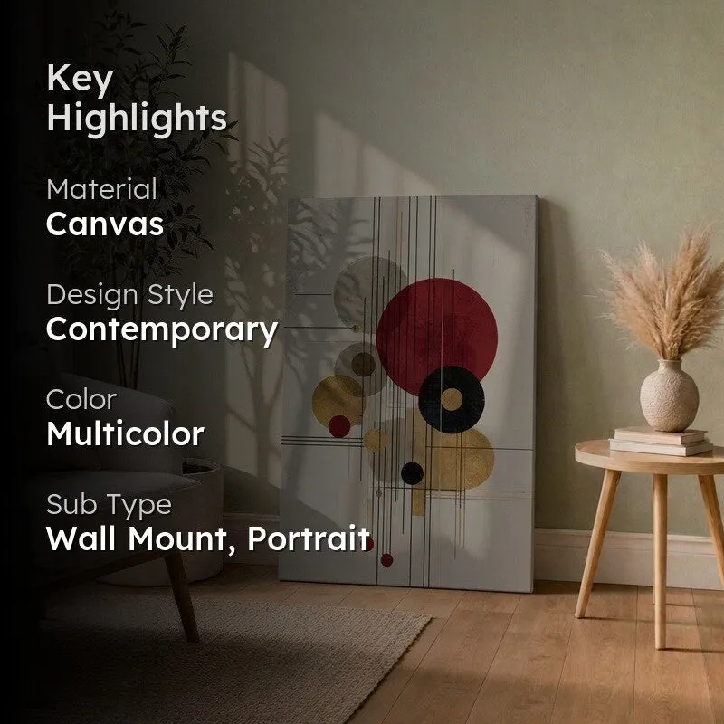 Color Stack Abstract Canvas Wall Art media 2