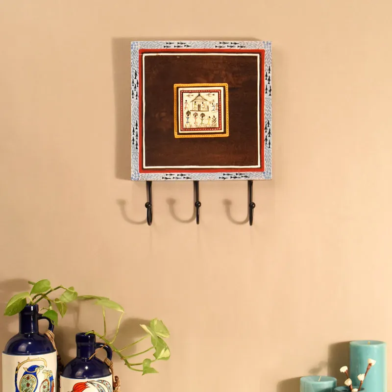 Nira Ethnic Towel Hanger media 1