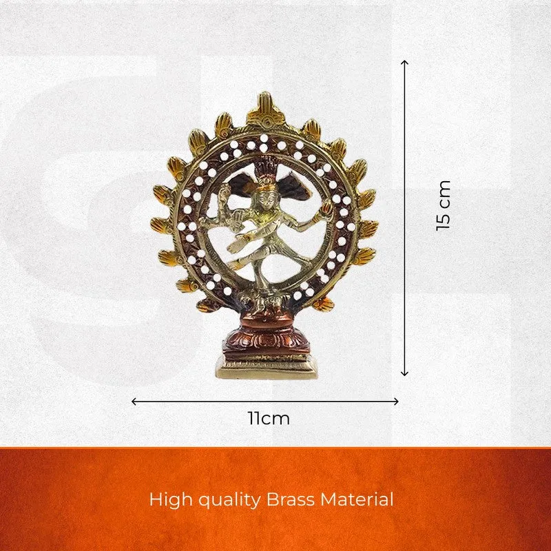 Cosmic Nataraja Divine Brass Idol media 7