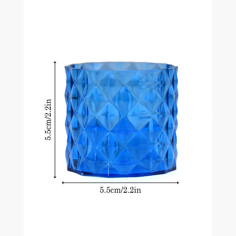 AuraLume Multi Choice Candle Holders (Blue) - Set Of Four media 8