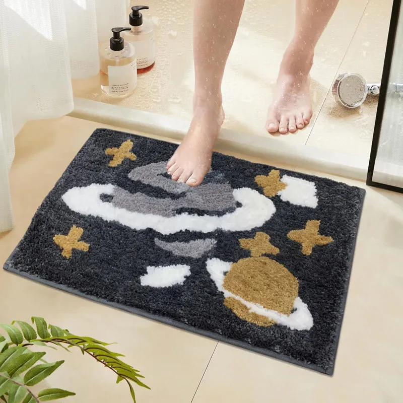 Planetarium Microfiber Bath Mat - Silver media 3