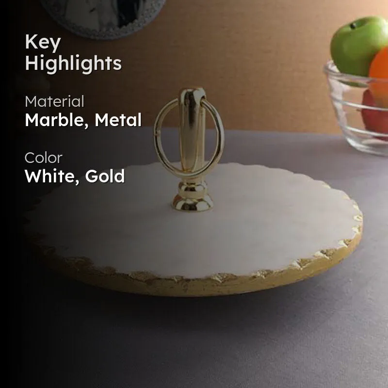 Bianco Marble Cake Stand media 3