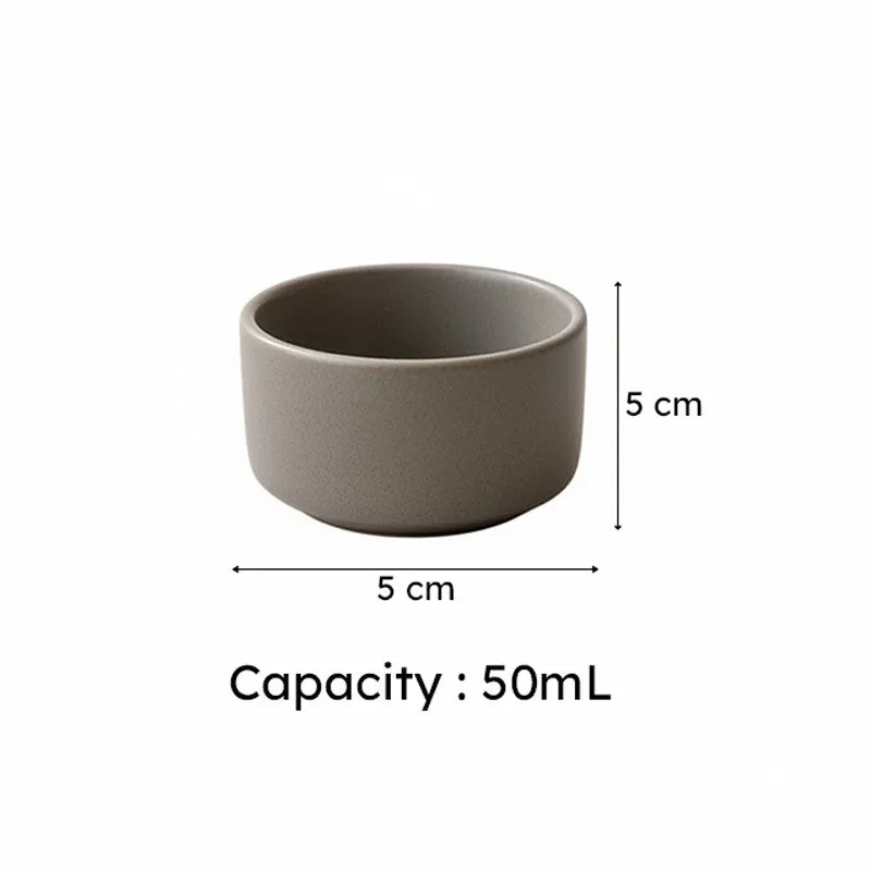 SauceServe Ceramic  Dip Bowl (50 mL Each) - Set of Twelve - 7