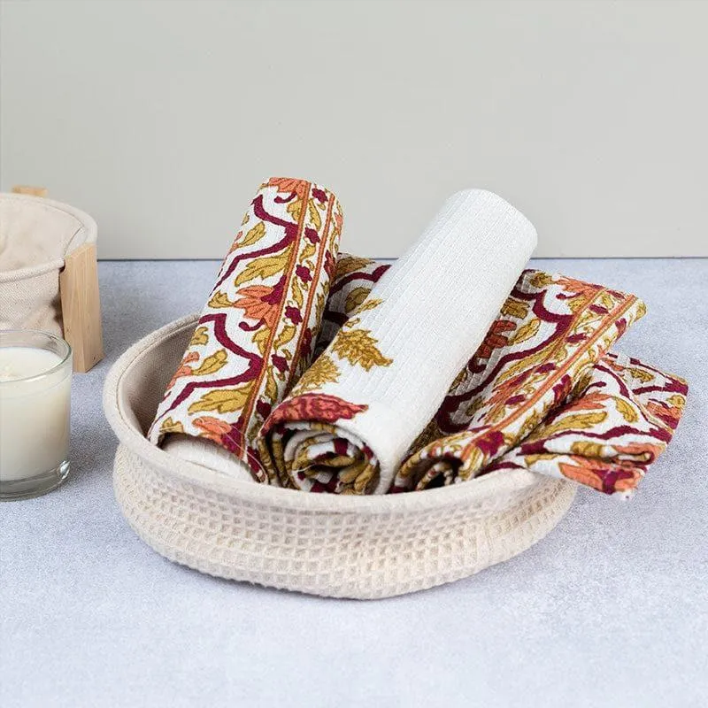 Mriksha Waffle Hand Towel - Set Of Two media 1